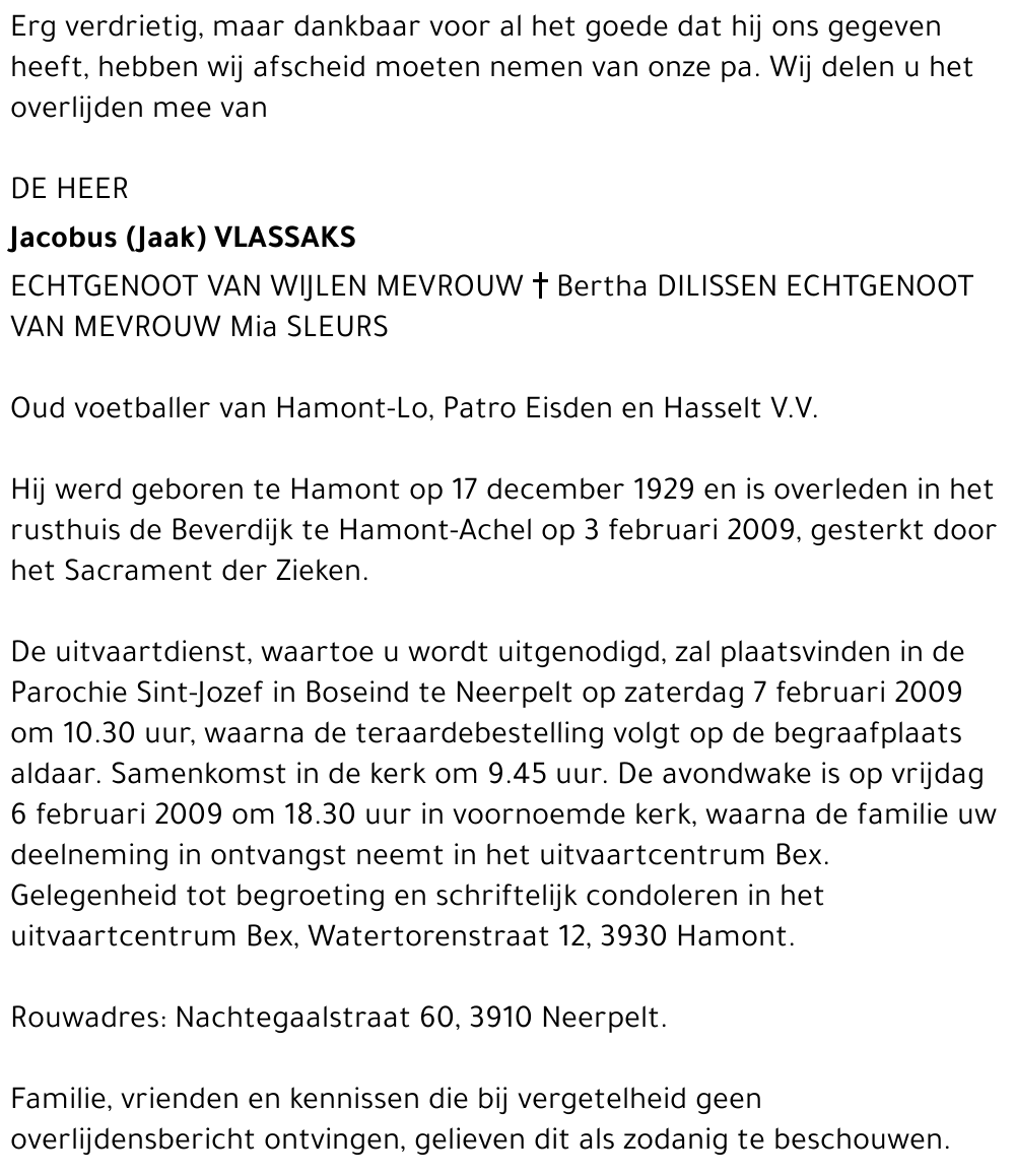 Jacobus (Jaak) Vlassaks