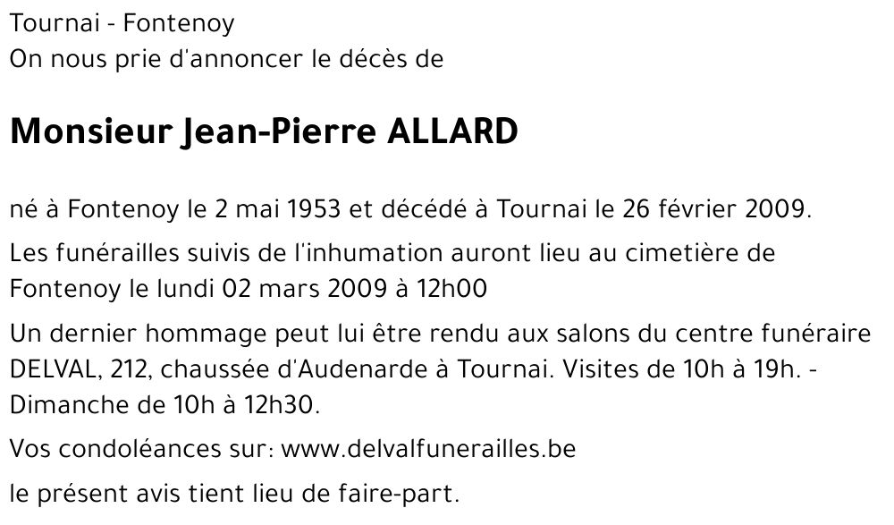Jean-Pierre ALLARD
