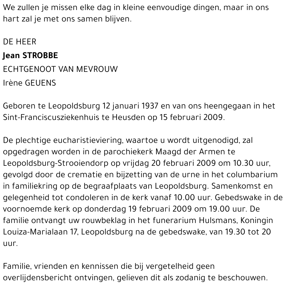 Jean Strobbe