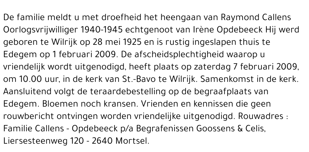 Raymond Callens