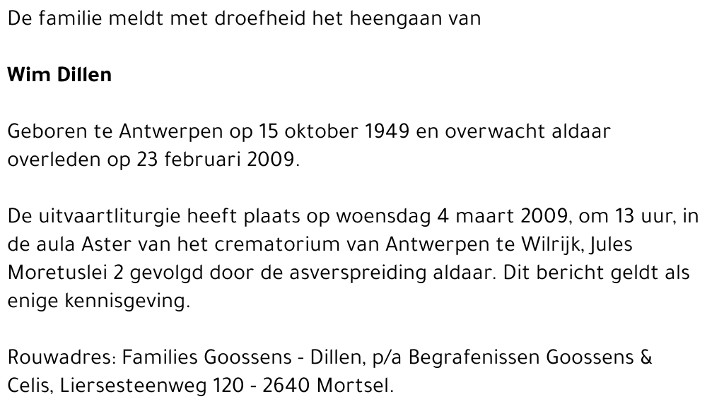 Wim Dillen