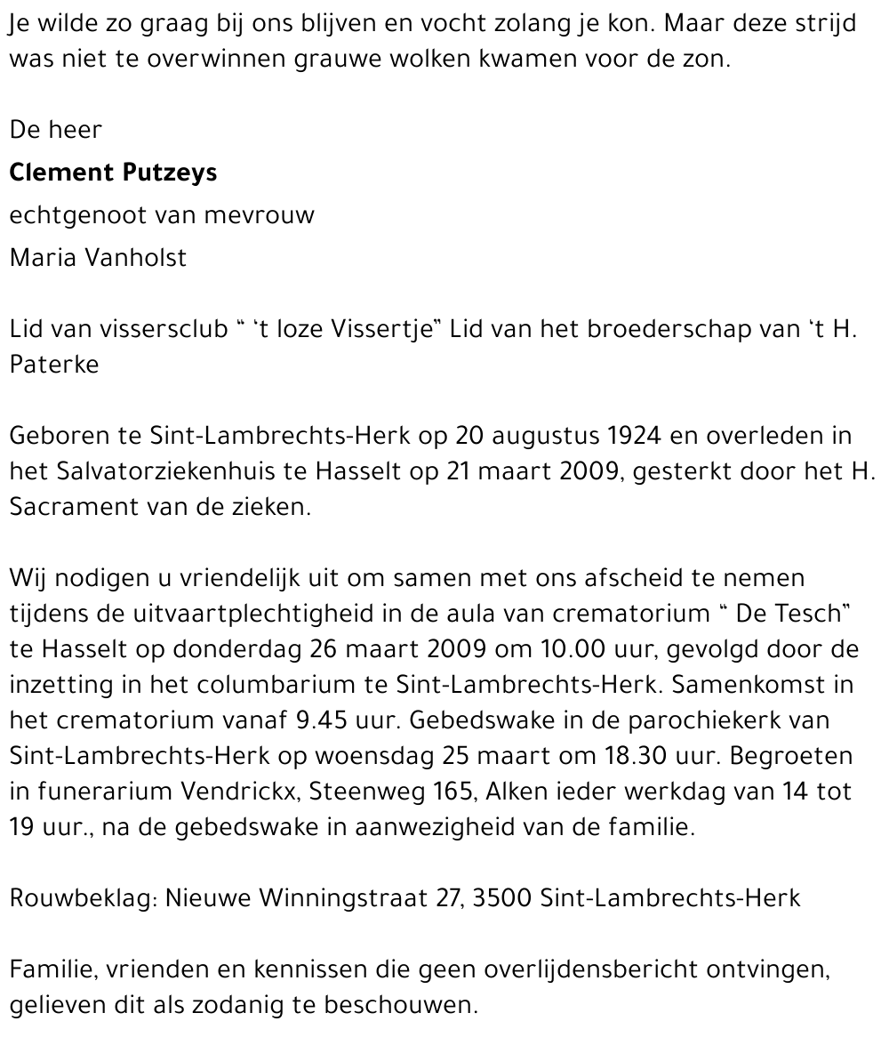 clement putzeys
