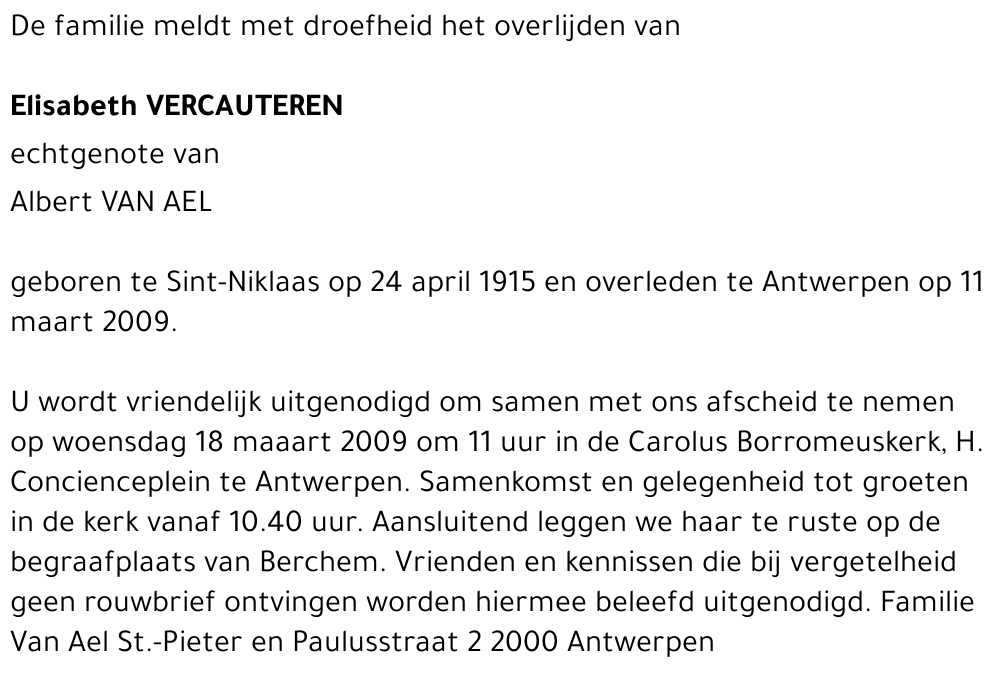 Elisabeth Vercauteren