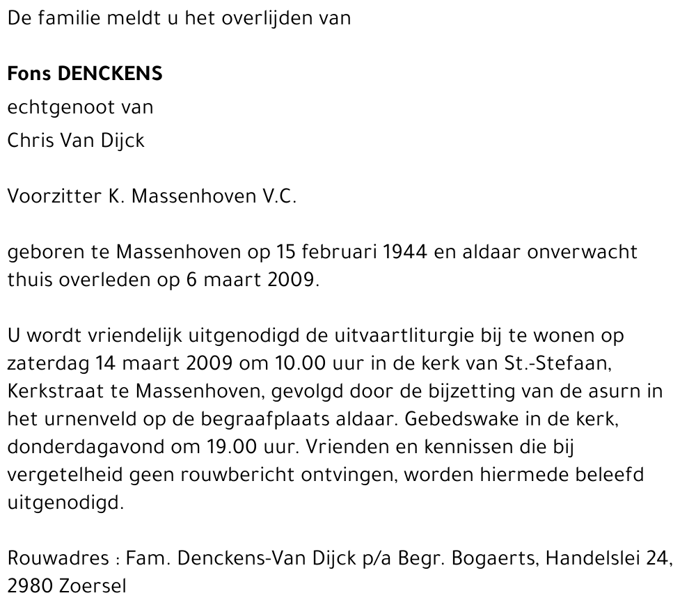 Fons DENCKENS
