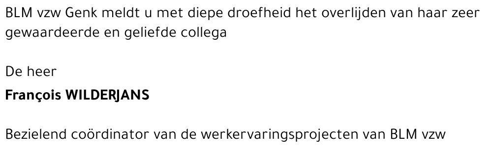 François Wilderjans