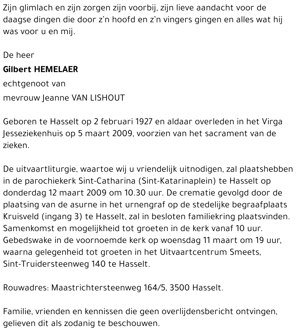 Gilbert Hemelaer
