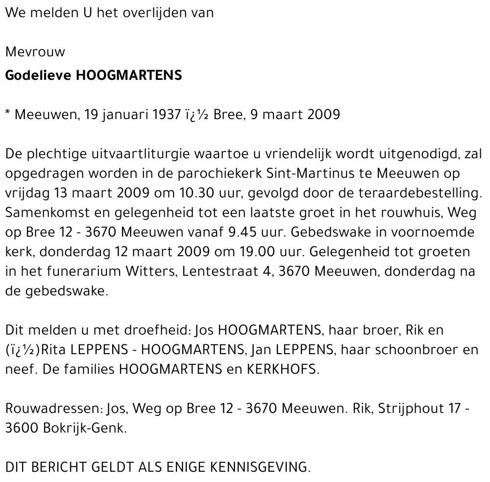 Godelieve Hoogmartens