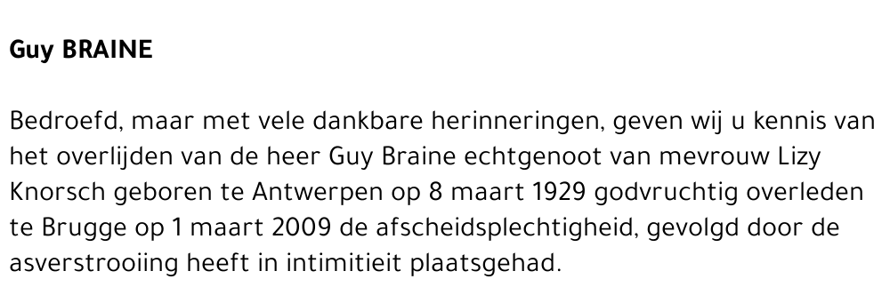 Guy Braine