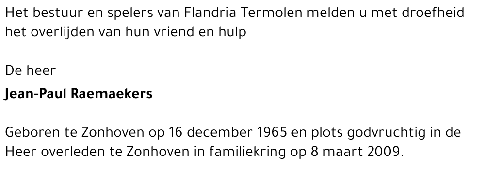 Jean-Paul Raemaekers