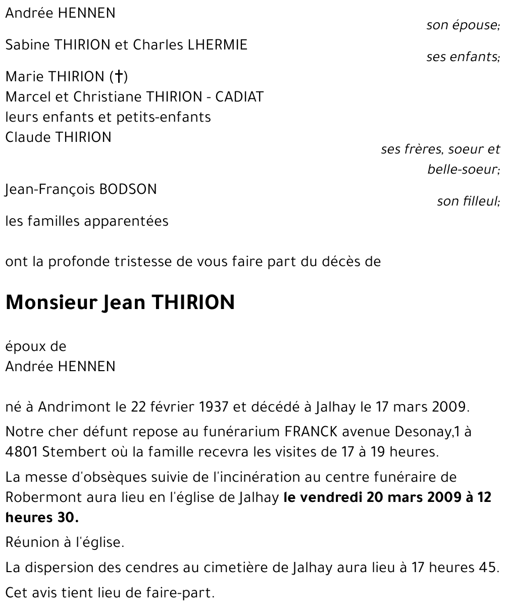 Jean THIRION