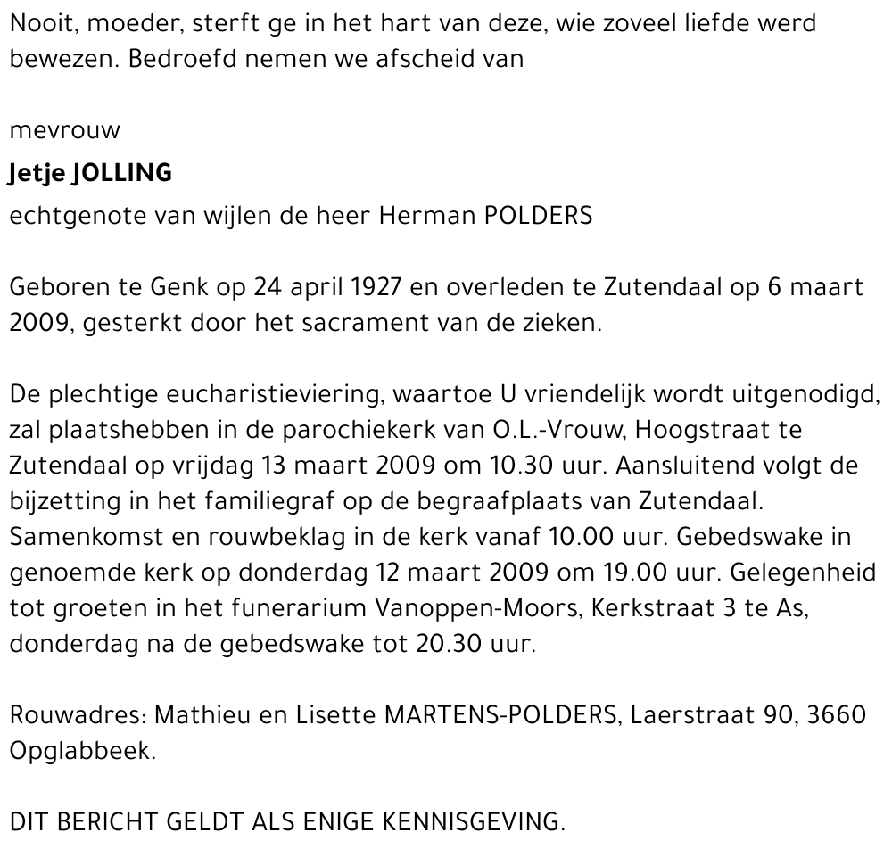 Jetje Jolling