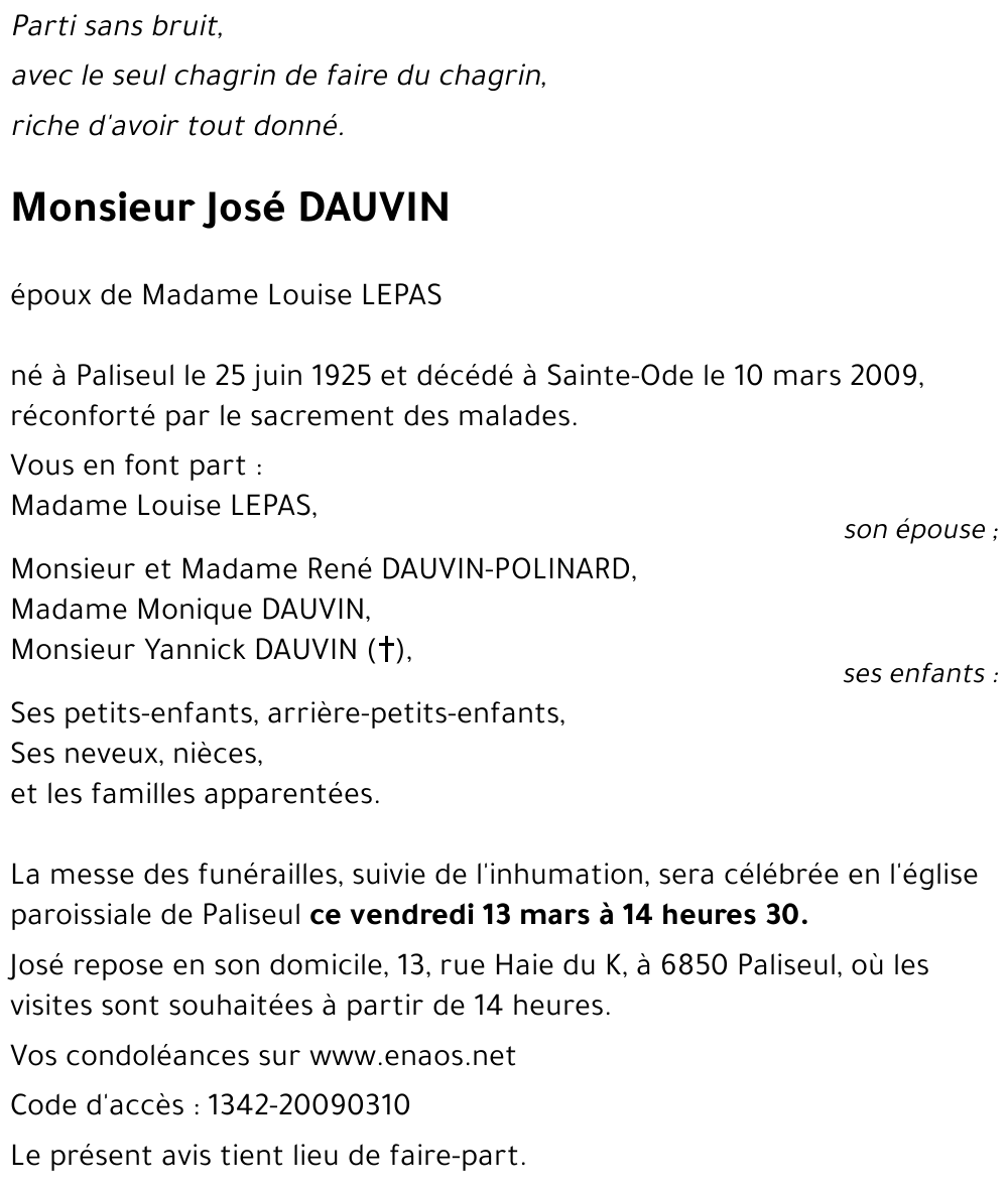 José DAUVIN