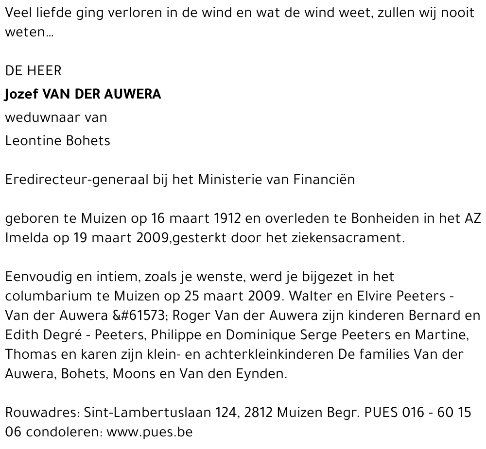 Jozef Van der Auwera