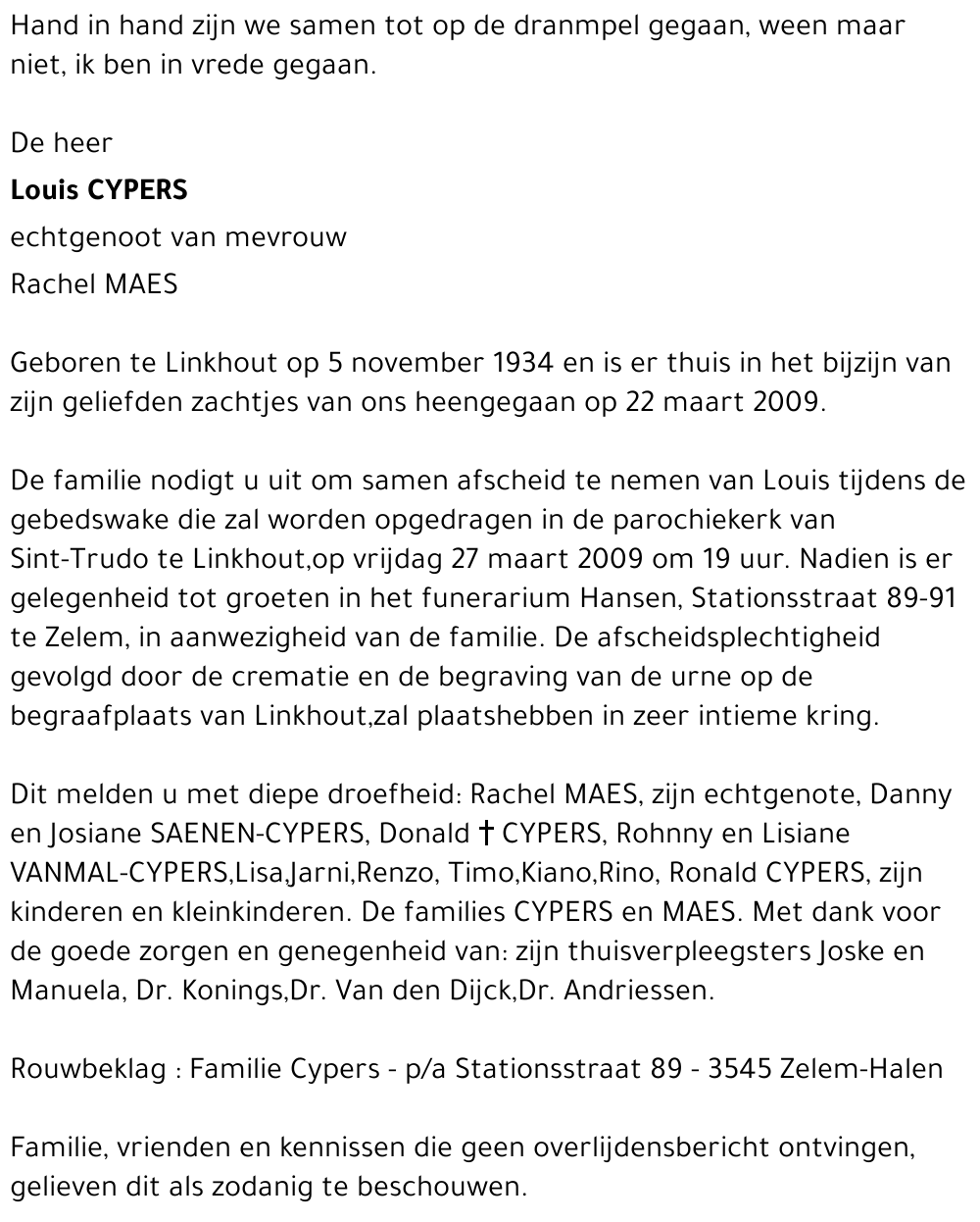 Louis CYPERS