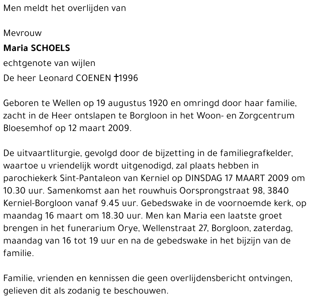 Maria Schoels