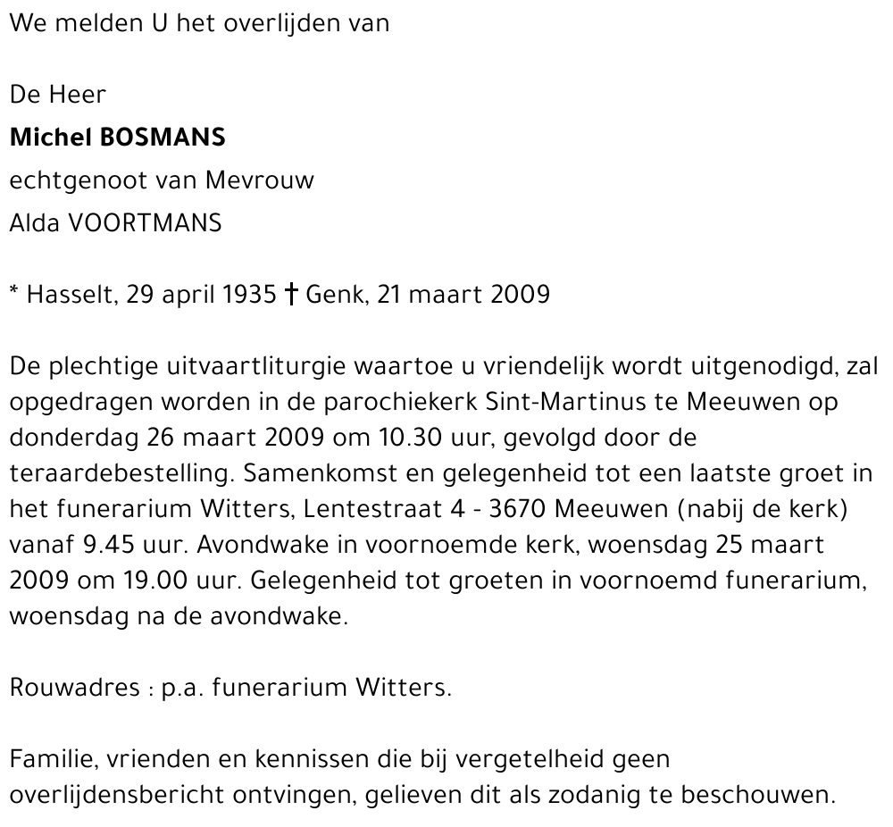 Michel Bosmans