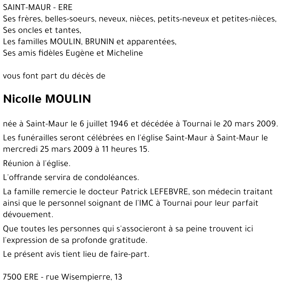 Nicolle MOULIN