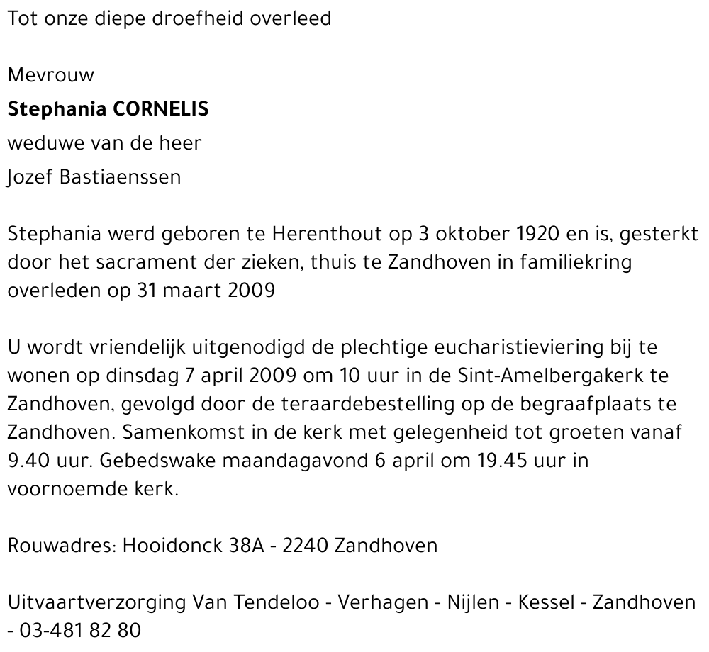 Stephania Cornelis