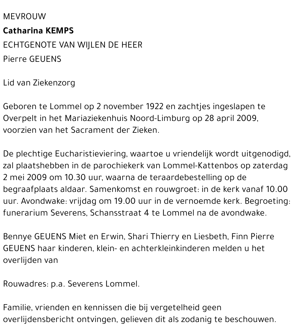 Catharina Kemps