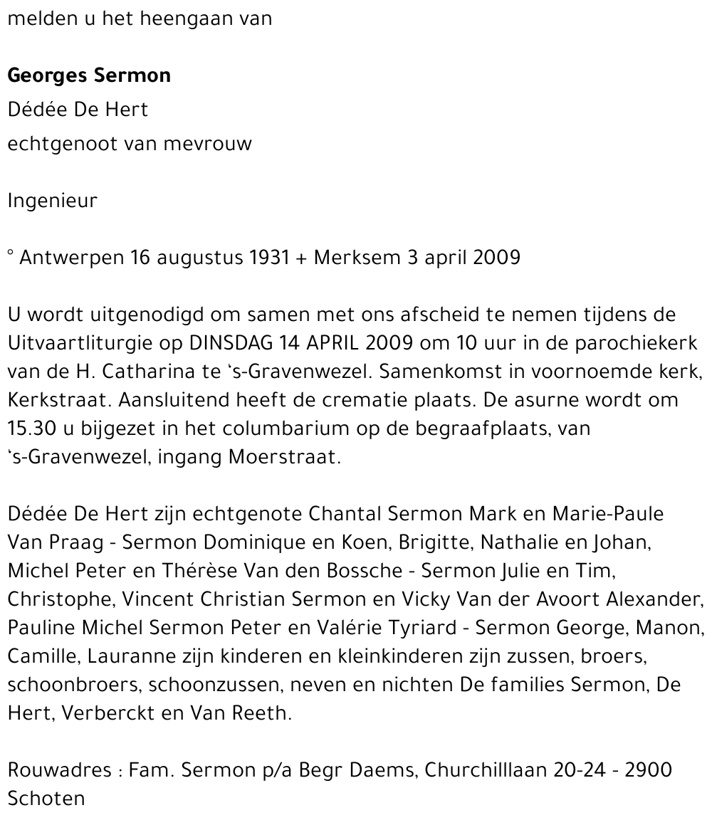 Georges Sermon