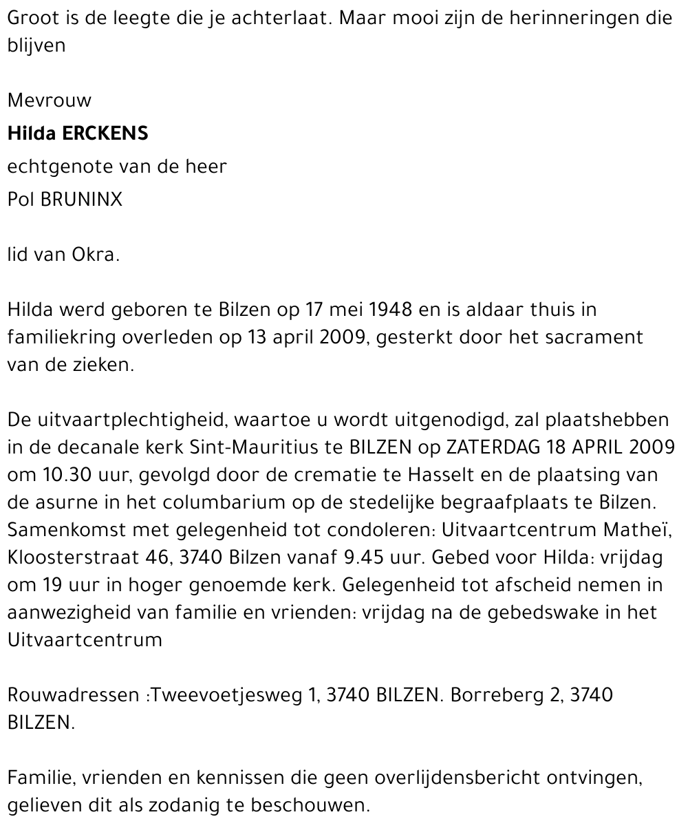 Hilda ERCKENS
