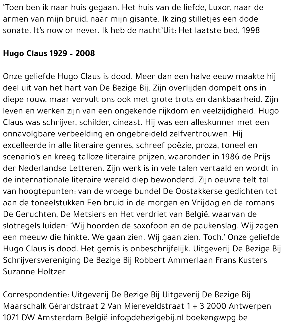 Hugo Claus