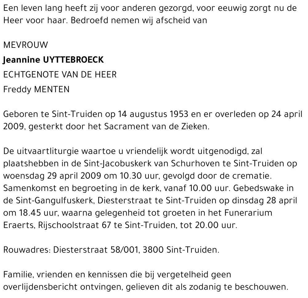 Jeannine Uyttebroeck