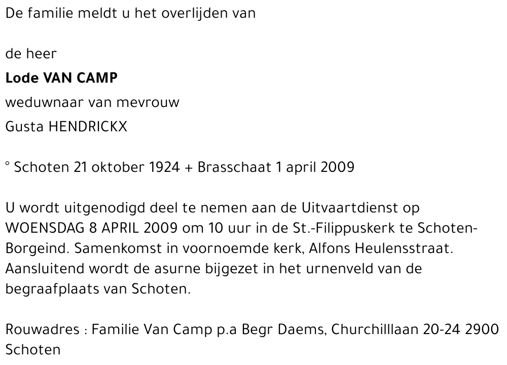 Louis Van Camp