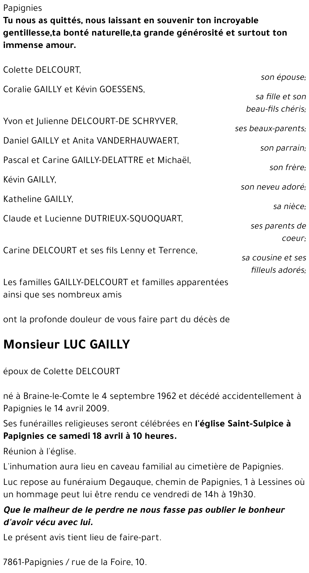 LUC GAILLY