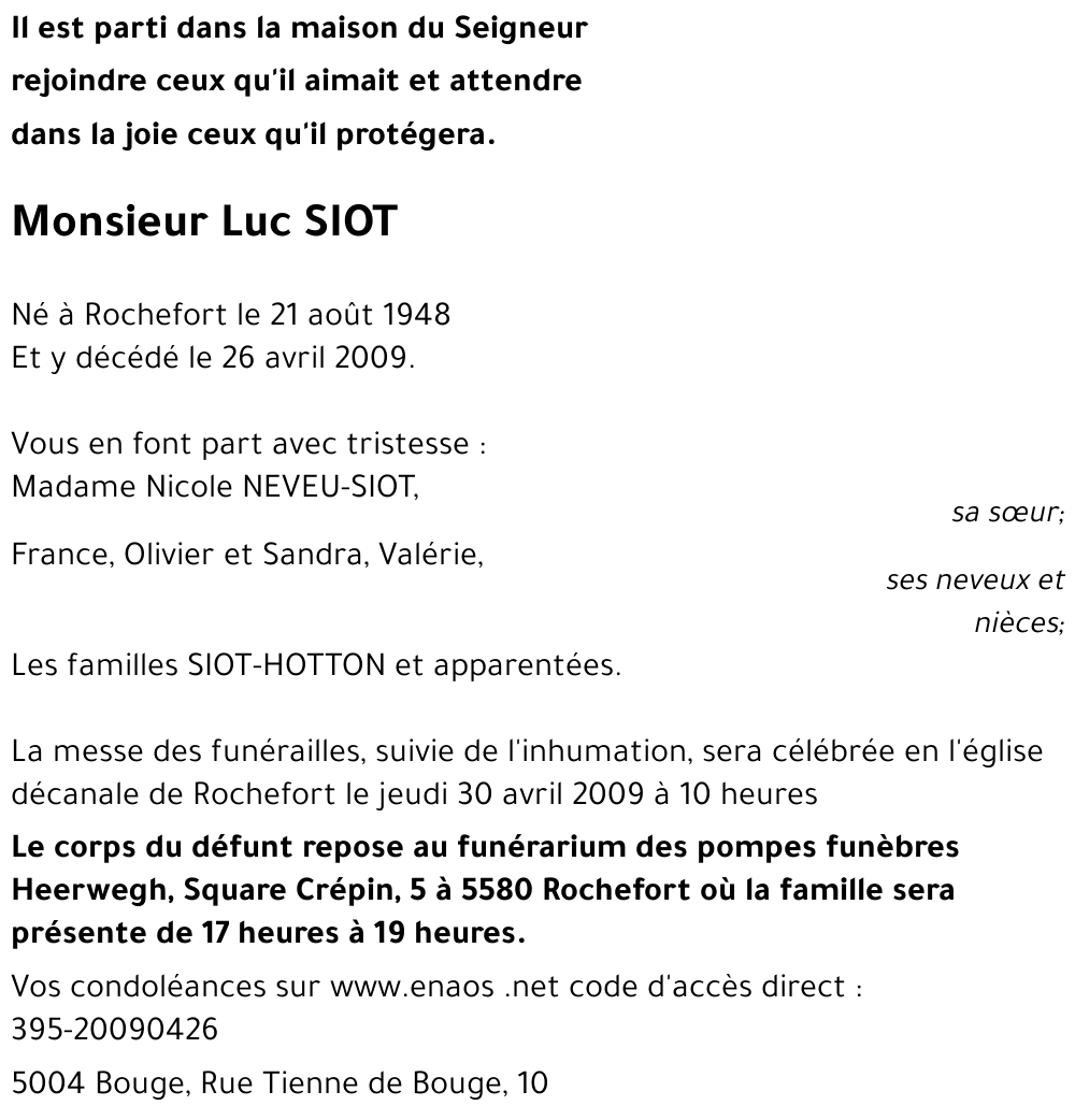 Luc SIOT