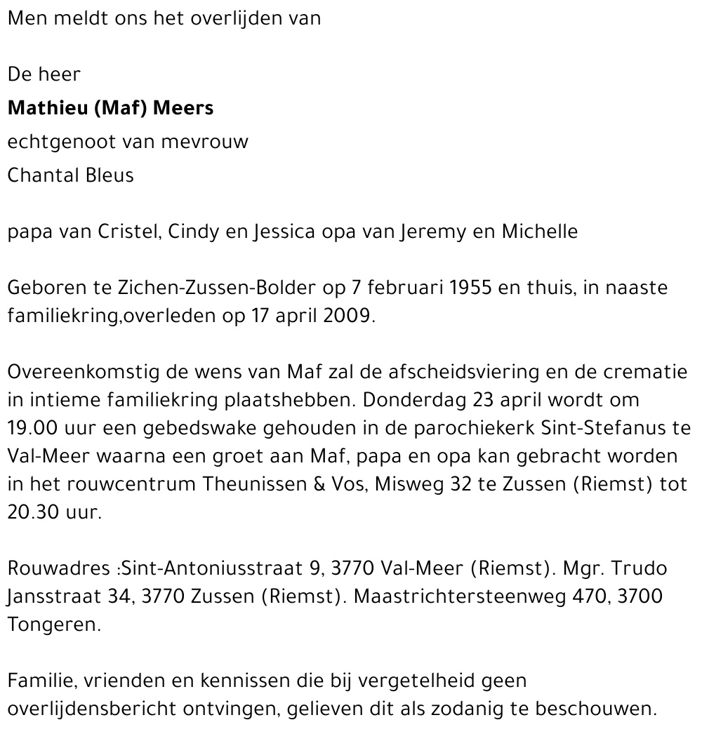 Mathieu (Maf) Meers