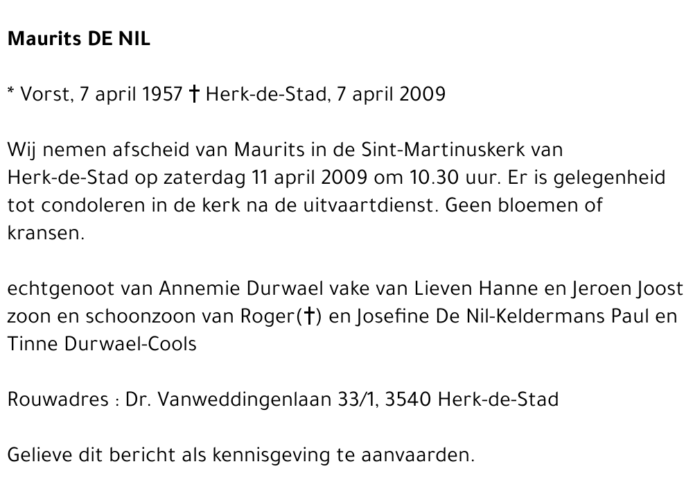 Maurits De Nil
