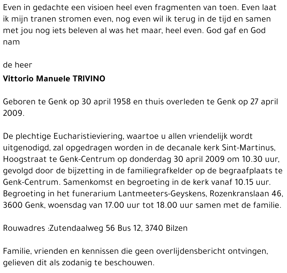 Vittorio Manuele TRIVINO