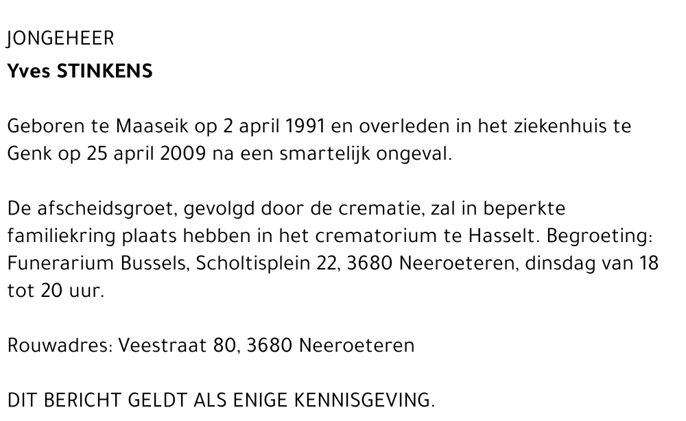Yves STINKENS