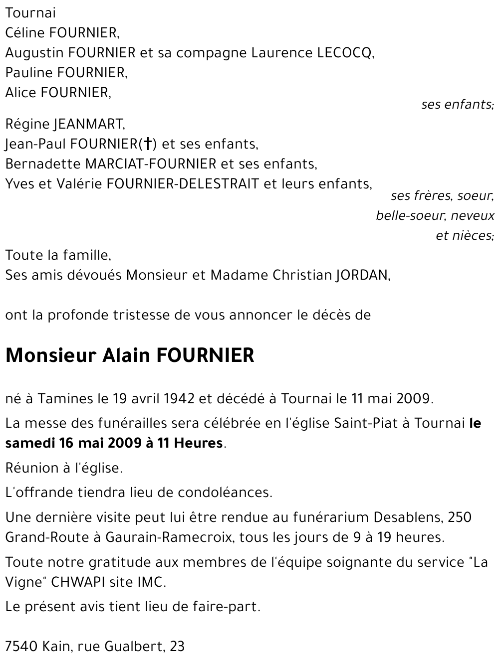 Alain FOURNIER