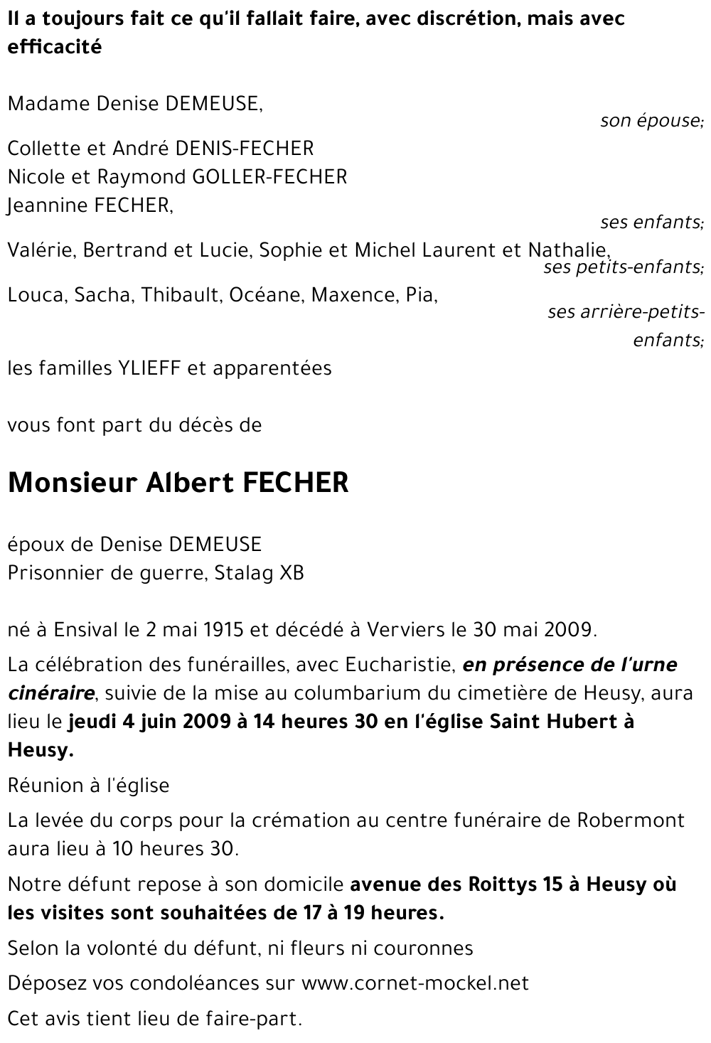 Albert FECHER