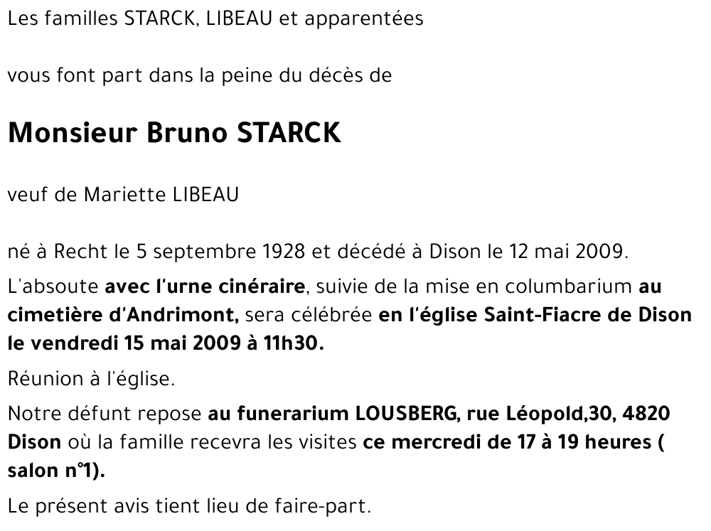 Bruno STARCK