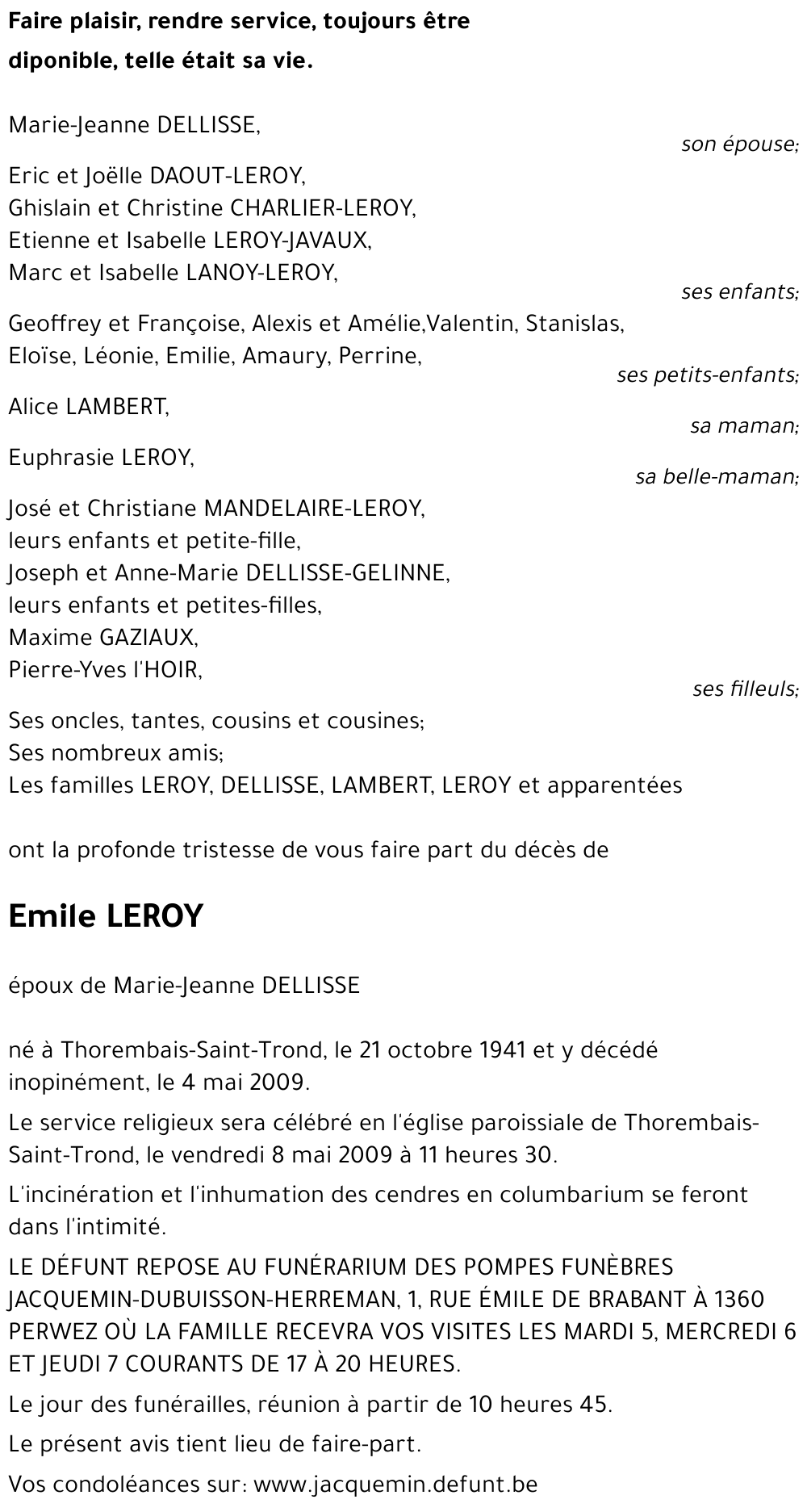 Emile LEROY