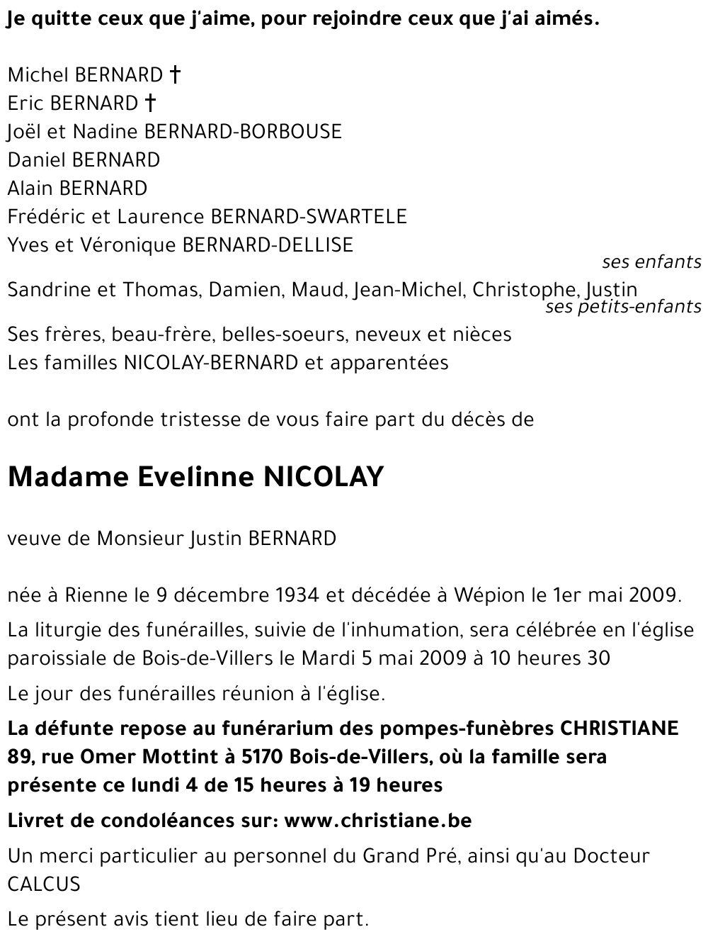 Evelinne NICOLAY