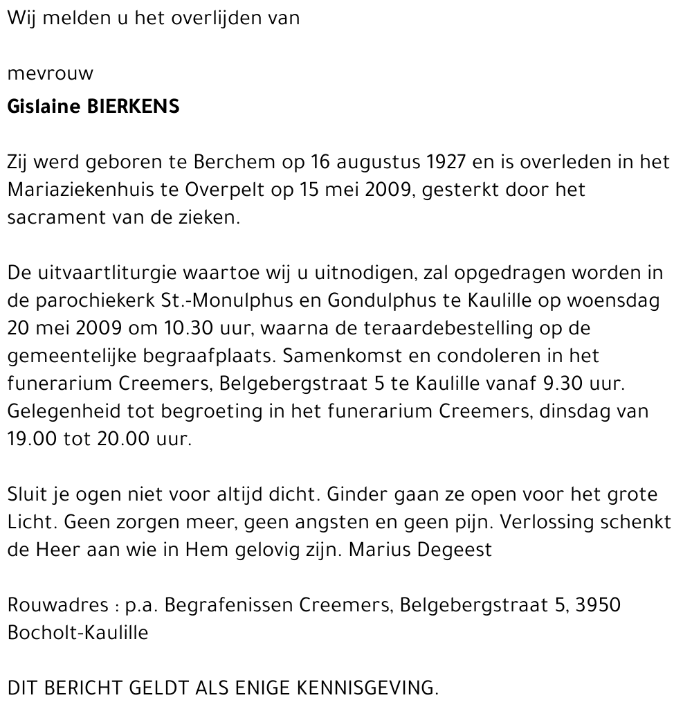 Ghislaine Jeanne Bierkens