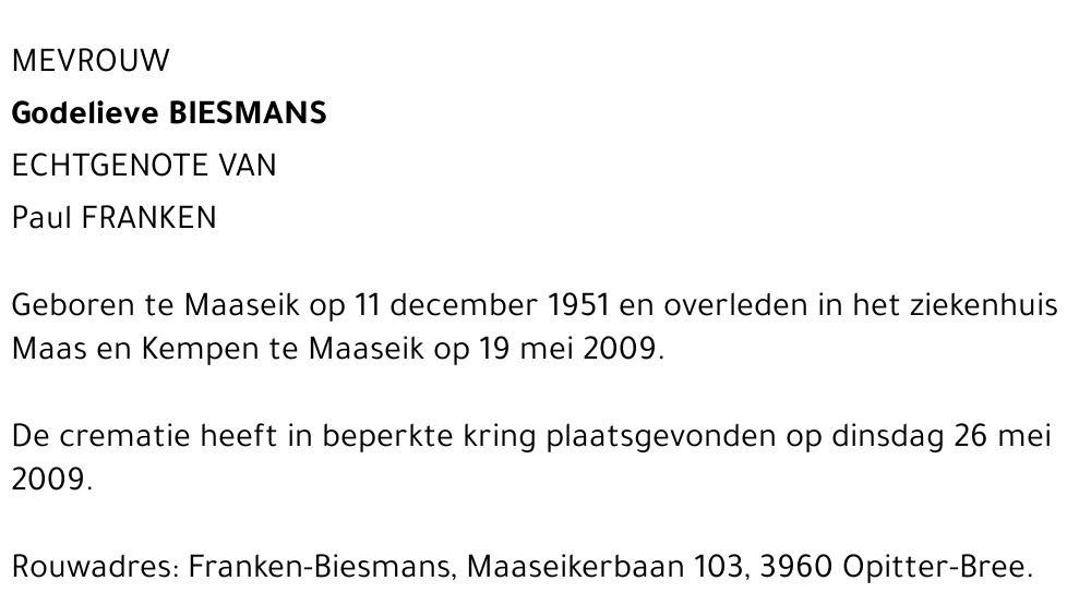 Godelieve Biesmans