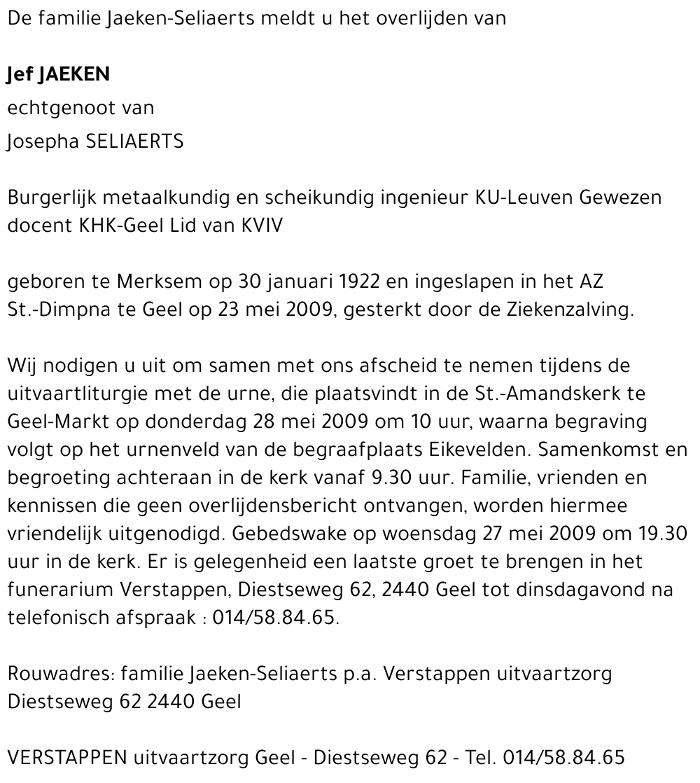 Jef Jaeken