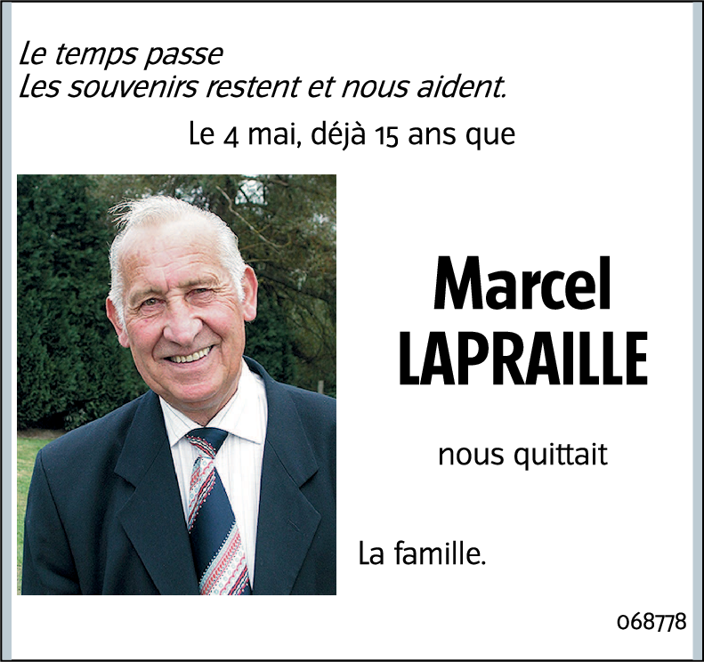 Marcel LAPRAILLE