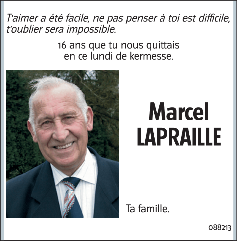 Marcel LAPRAILLE