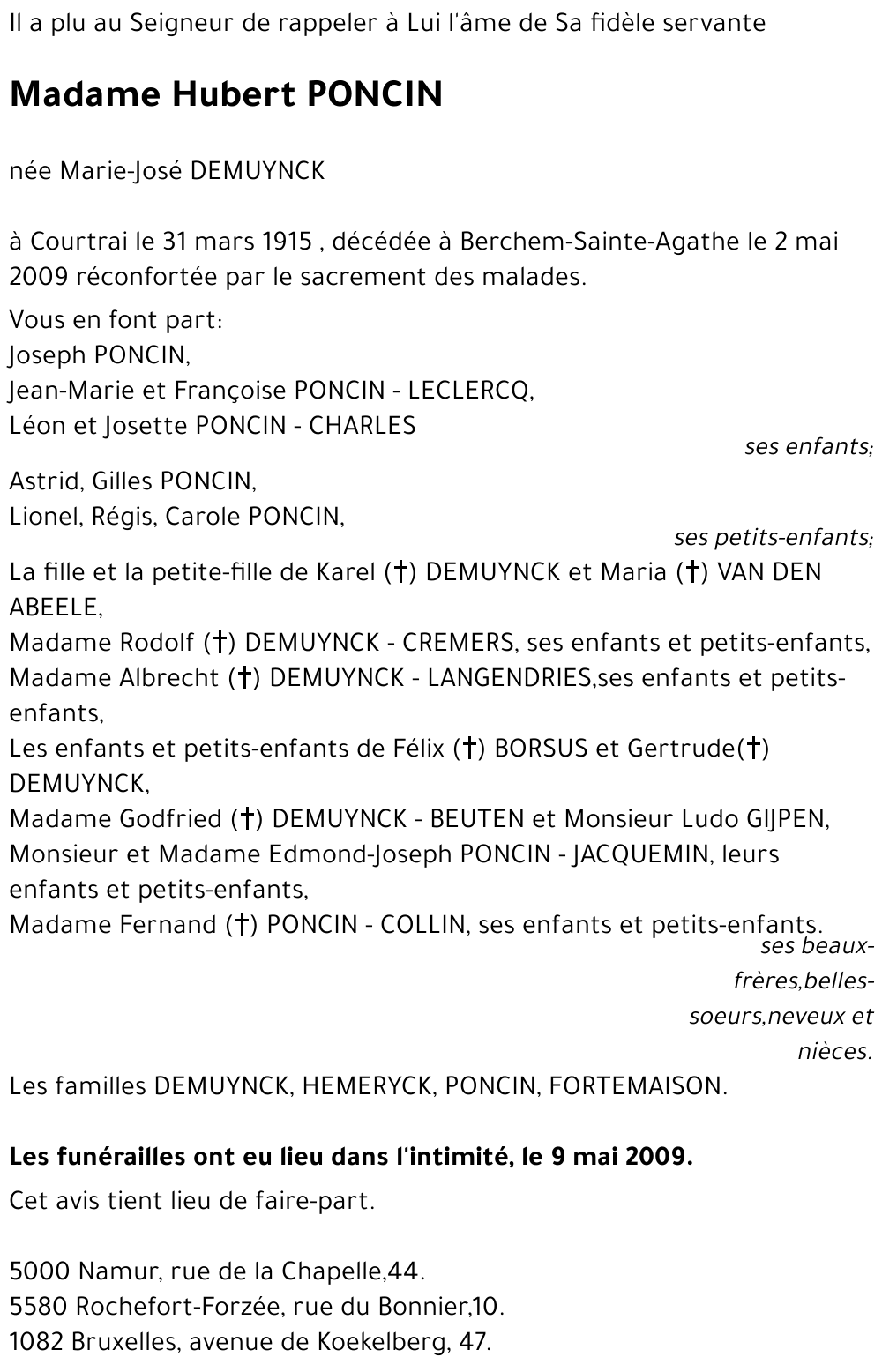 Marie-José DEMUYNCK