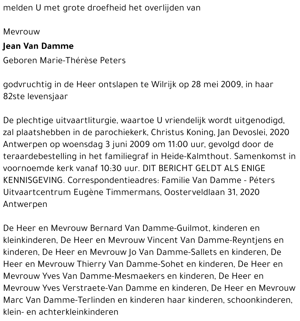 Marie-Thérèse Péters