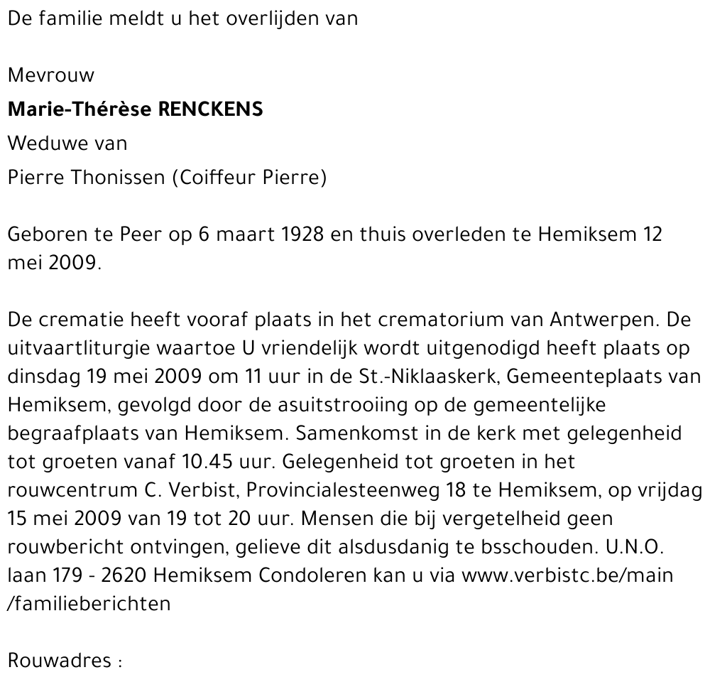 Marie-Thérèse Renckens