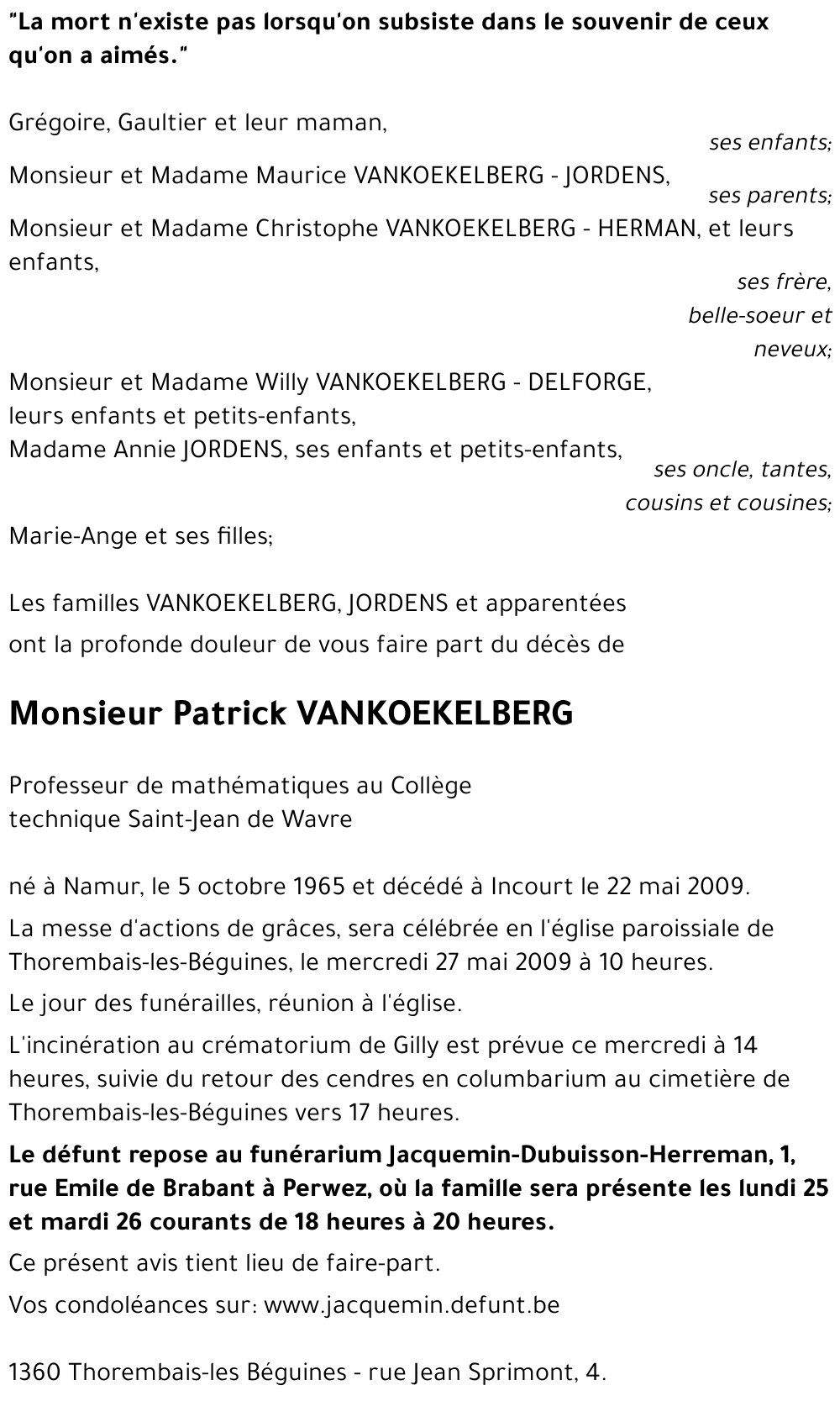 Patrick VANKOEKELBERG