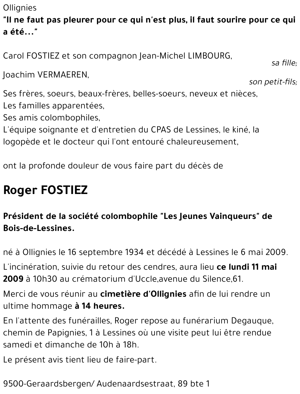 Roger FOSTIEZ