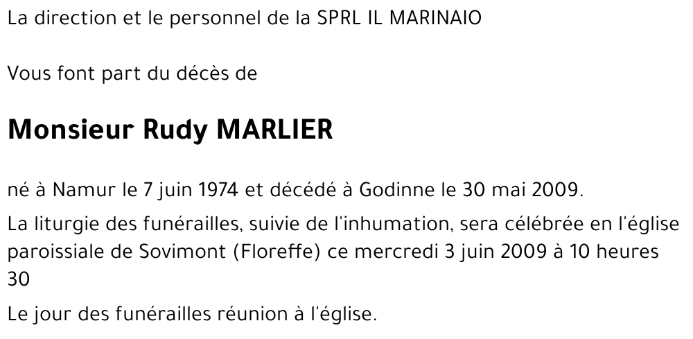Rudy MARLIER